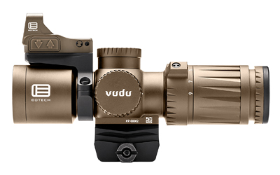 EOTECH Vudu, Rifle Scope, 3-9X Magnification, 32mm Objective, Second Focal Plate, Compatible with Mini-ACOG Mounts, MR5 Illuminated MOA Reticle