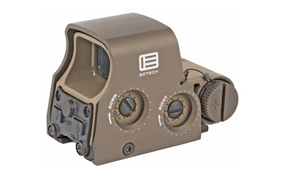 EOTECH Tactical, Holographic, Non-Night Vision Compatible Sight, Red 68 MOA Ring with (2)-1 MOA Dots, Matte Finish, Tan, Rear Buttons