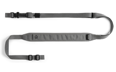 Edgar Sherman Design ESD Sling, Padded, 2-Point Combat Sling, 1", Matte Finish, Wolf Gray, 20+ Inches of Adjustment, Mounting Hardware not Included