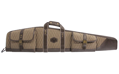Evolution Outdoor President Series, Rifle Case, Fits Most Rifles Up to 46", Cotton Duck Canvas and Brown Fleece Lining Construction, Brown