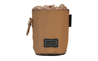 Evolution Outdoor Tactical Brass Bag, Polyester, Rubber Mesh Bottom, Cinch Top, Roll-Up Storage, Coyote