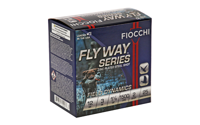 Fiocchi Ammunition Flyway Steel, 12 Gauge, 3", #2, Steel Shot, Waterfowl, 25 Round Box — photo 2