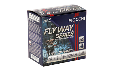 Fiocchi Ammunition Flyway Steel, 12 Gauge, 3", #4, Steel Shot, 25 Round Box — photo 2