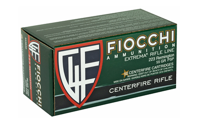 Fiocchi Ammunition Rifle, 223 Remington, 55 Grain, Pointed Soft Point, 50 Round Box — photo 2