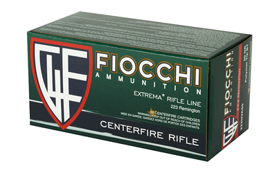 Fiocchi Ammunition Rifle, 223 Remington, 50 Grain, V-Max, 50 Round Box — photo 3
