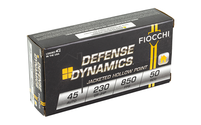 Fiocchi Ammunition Fiocchi Centerfire Pistol, 45 ACP, 230Gr, Jacketed Hollow Point, 50 Round Box — photo 2
