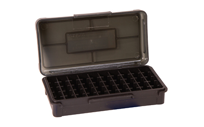 Frankford Arsenal Hinge-Top Ammo Box, 508, 50 Rounds, Fits 10MM, 40S&W and 45ACP, Smoke Gray, Plastic — photo 2
