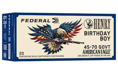 Federal Cattleman Edition, 45-70 Government, 300 Grain, Jacketed Hollow Point, 20 Round Box