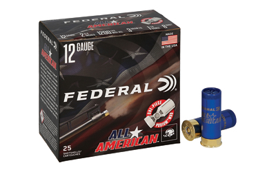 Federal All American, 12 Gauge, 2.75", #8, 3 Dram, 1 1/8 oz, Lead, 25 Round Box — photo 2