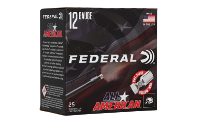 Federal All American, 12 Gauge, 2.75", #7.5, 2.75 Dram, 1 1/8 oz, Lead, 25 Round Box — photo 2