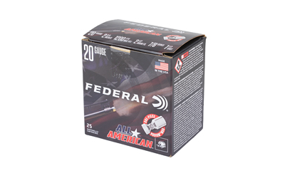 Federal All American, 20 Gauge, 2.75", #7.5, 2.5 Dram, 7/8 oz, Lead, 25 Round Box — photo 3