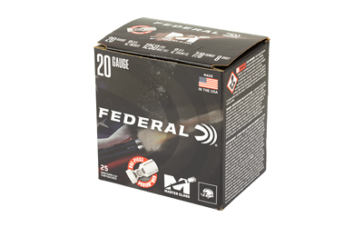 Federal Master Class, 20 Gauge, 2.75", #8, 2.75 Dram, 7/8 oz, Lead, 25 Round Box — photo 3