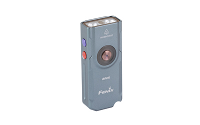 FENIX E06R, Flashlight, White/UV LED with Red Laser, 700 Lumens, 2.72" Long, Anodized Finish, Gray, Built-in 750mAh Battery — photo 2