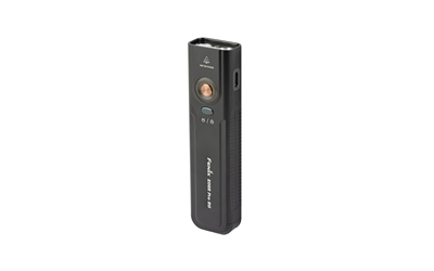 FENIX E06R PRO RG, Flashlight, White/Red LED with Green Laser, 1600 Lumens, 4.84" Long, Anodized Finish, Black
