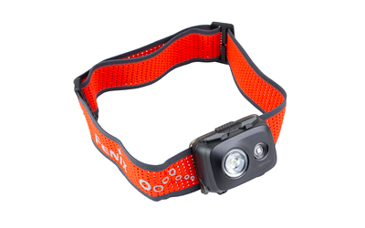 FENIX HL16, Headlamp, White/Red LED, 450 Lumens, Matte Finish, Black/Red, Includes Headband — photo 2