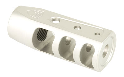 Fortis Manufacturing, Inc. RED Muzzle Brake, 5.56MM, Stainless Steel Finish — photo 2