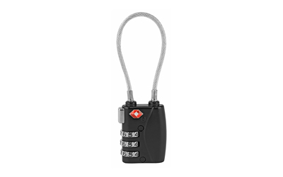 Firearm Safety Devices Corporation Lock, Black, TSA Lock w/Steel Cable — photo 2