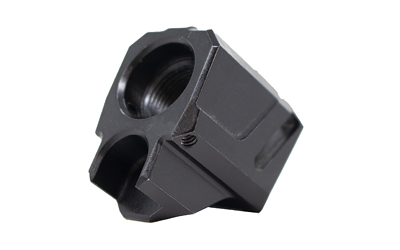 Faxon Firearms EXOS-524, Compensator, 9MM, Fits Smith & Wesson M&P Shield/Shield Plus, Anodized Finish, Black — photo 2