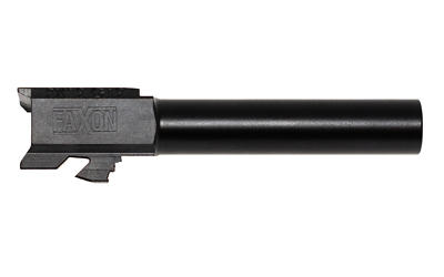 Faxon Firearms Duty Series, Drop In Barrel, 9MM, Fits GLOCK 19, Gen 2-5, Salt Bath Nitride Finish, Black, 1:10 Barrel Twist