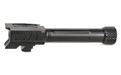 Faxon Firearms Match Series, Straight Fluted, Target Crowned, 9MM, Threaded Barrel, 1/2X28 Thread Pitch, 1:10 Twist Rate, Fits GLOCK 43/43X
