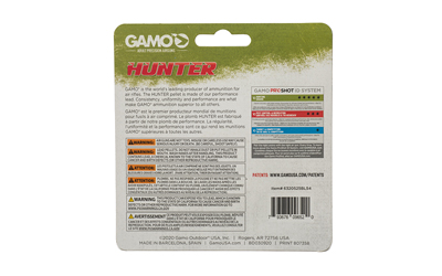 Gamo USA Gamo Hunter, Pellets, .22 Pellet, Round Nose, Tin, 250 Count — photo 2