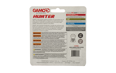 Gamo USA Gamo Hunter, Pellets, .177 Pellet, Round Nose, Tin, 250 Count — photo 2