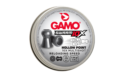 Gamo USA Swarm 10X, .22 Pellet, Hollow Point, 250 Count Tin