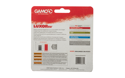 Gamo USA Luxor Cu Sharp Pyramid, Pellets, .177 Pellet, Sharp Nose, Tin, 150 Count — photo 2