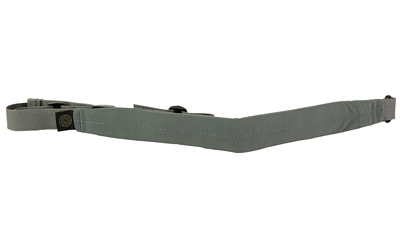 GBRS Group Second Best Sling, 40" Adjustable Front End, 20" Adjustable Back End, 16" Minimalist Neck Pad, Wolf Gray, Mounting Hardware Not Included