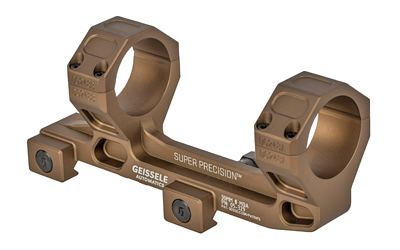 Geissele Automatics Super Precision, Mount, 30mm, Fits Vortex 1-6X Scope, Desert Dirt Color, Anodized Finish, Product Finishes
