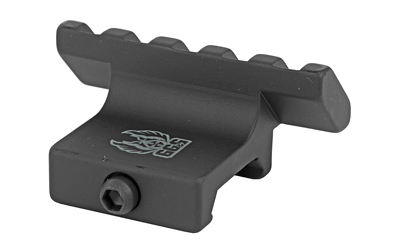 GG&G, Inc. Mount, Picatinny 45 Degree Offset Accessory Rail, Ambi-Design, 5 cross-slot mounting locations, Anti-Snag Design, Black — photo 2