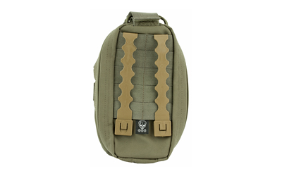 Grey Ghost Gear Slim Medical Pouch, Ranger Green, 500D Cordura Nylon, 5"x4"x2.5" — photo 2
