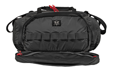 Grey Ghost Gear Range Bag, Black with Red Zipper Pulls, 500D Cordura Nylon, 9"x20"x7", 1,260 Total Cubic Inches — photo 3