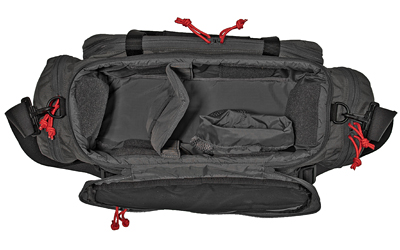 Grey Ghost Gear Range Bag, Black with Red Zipper Pulls, 500D Cordura Nylon, 9"x20"x7", 1,260 Total Cubic Inches — photo 4