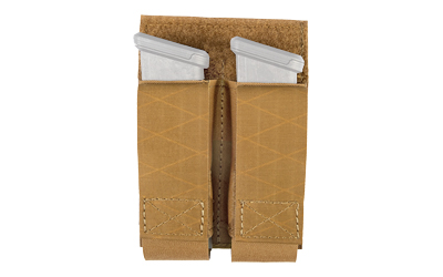 Grey Ghost Gear Double Pistol Magna Mag Pouch, Laminate Nylon, the Pouch Attaches to any MOLLE/PALS Style Webbing With Two Included Malice Clips