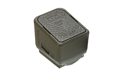 Ghost Inc. Mother of All Baseplates, LoViz, Mag Extension, +4 Rounds of 9MM or 3 Rounds of 40, Matte Finish, Black, Fits Glock 2-5 19/23/32