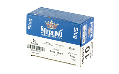 Sterling Big Game Series, 20 Gauge 2.75", 7/8 oz., Slug, 10 Round Box — photo 3