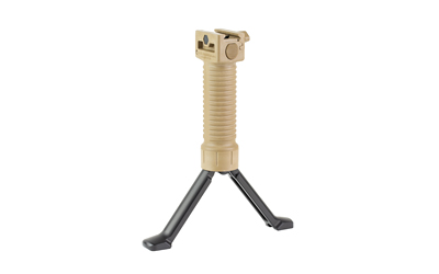 Grip Pod GPS.02, Bipod, Fits Picatinny, Standard Attachment, Tan, Aluminum Legs, 5.75"-8.25" — photo 4