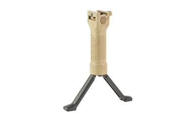 Grip Pod GPS V2, Bipod, Fits Picatinny Rail, Standard Attachment, Tan, Aluminum Legs — photo 4