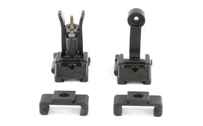 Griffin Armament M2 Sights, Front/Rear Folding Sights, Fits Picatinny Rails, Matte Finish, Includes 12 O'Clock Bases — photo 2