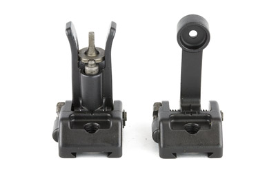 Griffin Armament M2 Sights, Front/Rear Folding Sights, Fits Picatinny Rails, Matte Finish, Includes 12 O'Clock Bases — photo 4