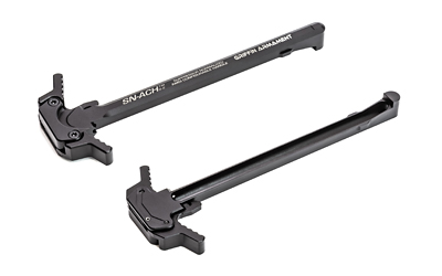 Griffin Armament SN-ACH 15, AR-15 Charging Handle, Ambidextrous, Forward-Facing Gas Vent, Anodized Finish, Black