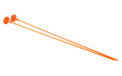 Gun Storage Solutions Rifle Rods, Fit .17 Caliber and Larger, 14" Length, Orange, 2 Pack — photo 2