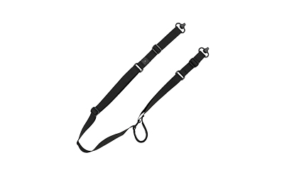 GrovTec Sabre 2 Point Sling, Matte Finish, Black, Includes Push Button Swivels
