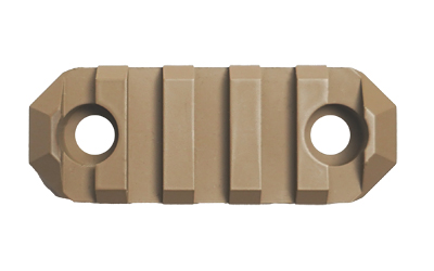 GrovTec 5 Slot Rail Section, Cerakote Finish, Coyote, M-LOK