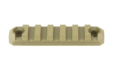 GrovTec 7 Slot Rail Section, Cerakote Finish, Coyote, M-LOK — photo 3