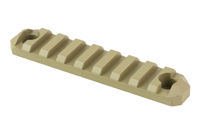 GrovTec 9 Slot Rail Section, Cerakote Finish, Coyote, M-LOK — photo 2