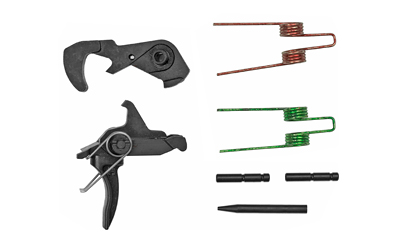 Hiperfire Enhanced Duty Trigger, Designated Marksman, Trigger Assembly, Fits AR15/AR10, Medium 4.5 And 5.5 Lb Pulls, Black Finish