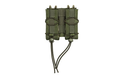 High Speed Gear Pistol TACO, Double Magazine Pouch, MOLLE, Fits Most Pistol Magazines, Hybrid Kydex and Nylon, Olive Drab Green