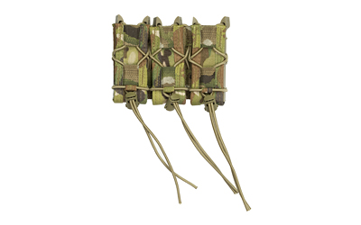 High Speed Gear Pistol TACO, Triple Magazine Pouch, MOLLE, Fits Most Pistol Magazines, Hybrid Kydex and Nylon, Multicam